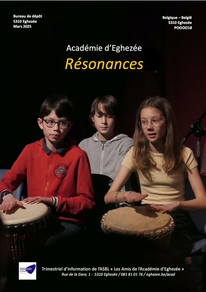 revue mars 25 Résonances 151 - Automne 2023