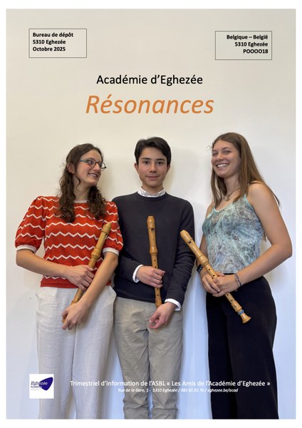Revue Oct 25 Résonances Octobre 2025