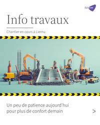 Chantier rue Haute Baive à Liernu
